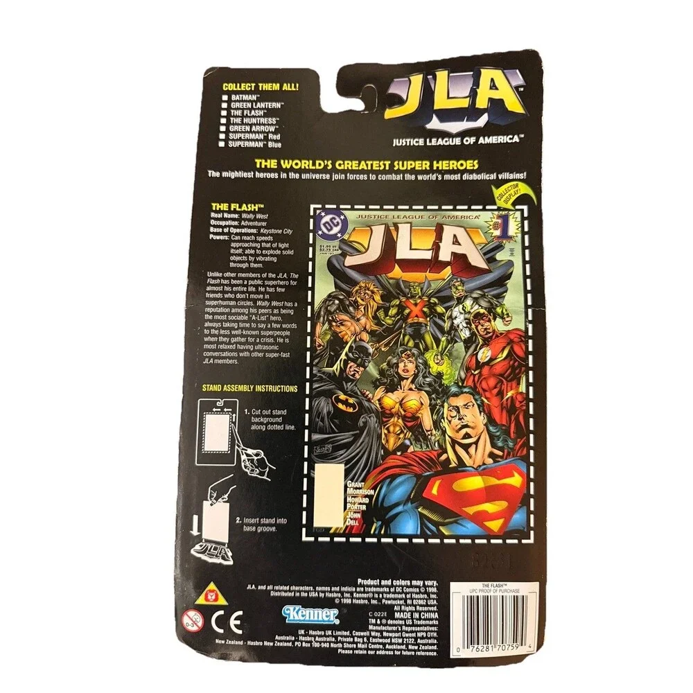 The Flash Justice League of America DC Action Figure Kenner 1998, New